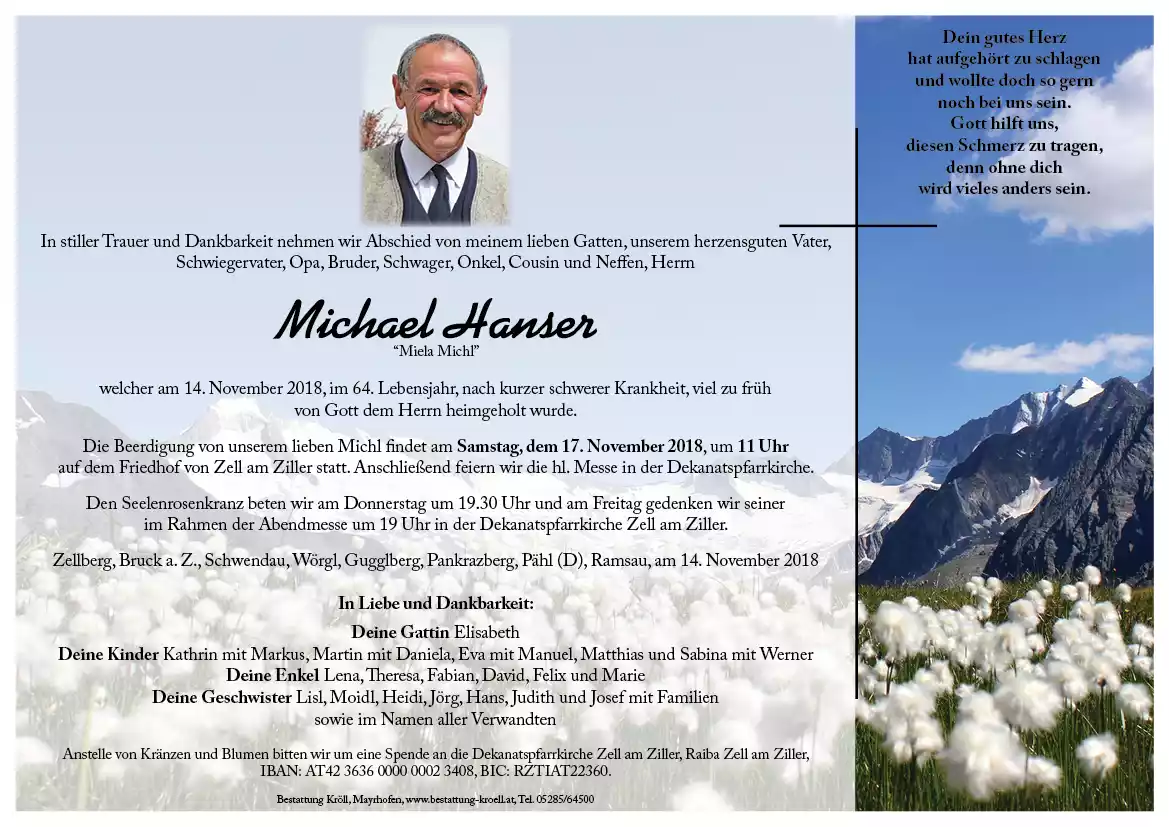 Parte von Michael Hanser